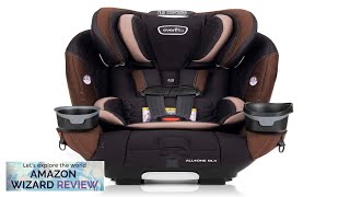 Evenflo EveryFitAll4One 3in1 Convertible Car Seat wQuick Clean Cover Belmont Brown Review [upl. by Poppy462]