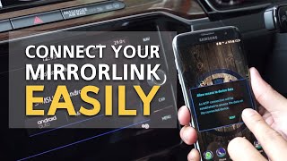 How to connect MirrorLink  VW Tips [upl. by Ahsikel109]