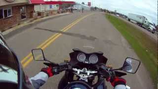 Nisswa Minnesota a ride through it on the Vstrom 1000 [upl. by Arekahs936]