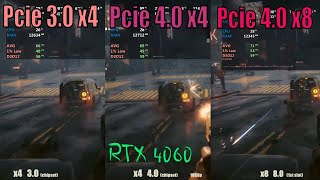 RTX 4060  Pcie 30 X4 Pcie 40 X4 And Pcie 40 X8 [upl. by Caiaphas355]