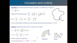 GFD 15  Circulation Vorticity and Potential Vorticity [upl. by Ymer]