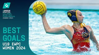 Best Goals  U19 European Water Polo Championships  Zagreb 2024 [upl. by Nylasoj]