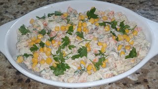 SALADA DE MAIONEZE COM SARDINHA EM LATINHA natal [upl. by Volnay]