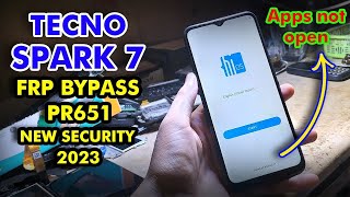 Tecno Spark 7 Frp Bypass Android 11 2023  PR651 Frp Bypass Without Pc  Unisoft Pk [upl. by Baudoin]