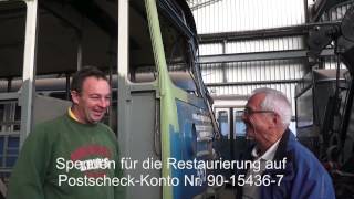 2014  SAURER 4 GP 1954  Der erste Gelenkautobus [upl. by Merrili]