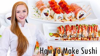 How to Make Sushi Easy StepbyStep Instructions [upl. by Thielen]