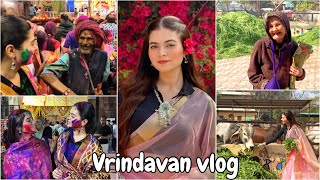 Vrindavan ki Holi 😍🌺 Gopi outfit Goshala sewa  live darshan at 230  Shilpa Chaudhary [upl. by Eirrehc]