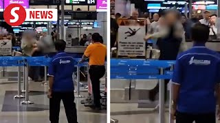 Misunderstanding led to fistfight at KLIA say cops [upl. by Norehs]