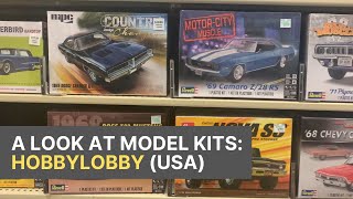 Plastic model kits at my local HobbyLobby USA [upl. by Atteynot171]