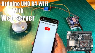 How to use the Arduino UNO R4 WIFI board step by step  Arduino UNO R4 WIFI with web server [upl. by Airekahs]