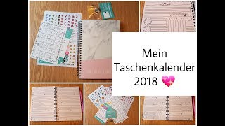 Vorstellung Kalender für 2018 selbst designt von quotMein Taschenkalenderquot [upl. by Tucker721]