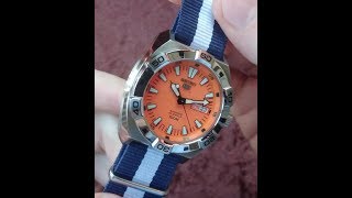 Bandwirkung Seiko 5 Sports SRP283K1 4K Ultra HD [upl. by Lamraj501]