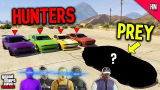 RANDOM CAR vs HELLFIRES  GTA 5 ManHunt [upl. by Aisiram786]