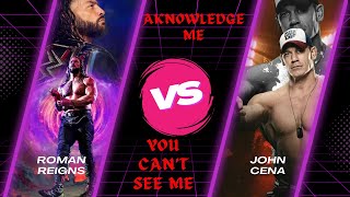 Roman Reign vs John Cena WWE SuperStar [upl. by Nerac]