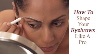 Eyebrow Basics  How To Find The Right Shape Of Your Eyebrows  Glamrs [upl. by Grenville200]