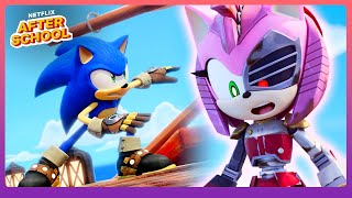 Pirate Sonic Battles the Chaos Council 💥🏴‍☠️ Sonic Prime  Netflix After School [upl. by Marianna898]