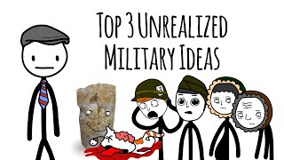 Top 3 Fascinating Unrealized Military Ideas [upl. by Trinetta]