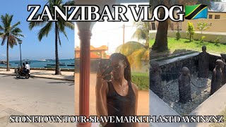 ZANZIBAR VLOG pt3🇹🇿STONETOWN TOUR SLAVEMARKET LAST DAYS IN ZNZ ZIMBABWEAN YOUTUBER💕 [upl. by Annaet282]