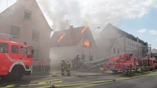 Freiwillige Feuerwehr Griesheim  Schauübung am 06042014 [upl. by Desiree]