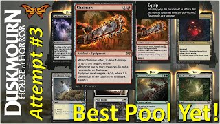 Our Best Sealed Pool Yet  Duskmourn Arena Open Day 1 Attempt 3 MTG Arena [upl. by Felicia]