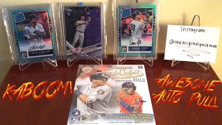 2017 Topps Gold Label Baseball Hobby Box Break  AMAZING Auto Hit [upl. by Lenuahs]