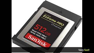 User Review SanDisk 512GB Extreme PRO CFexpress Card Type B  SDCFE512GGN4IN [upl. by Cerallua]