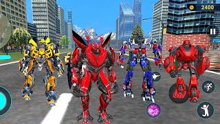 Autobot transformers  Bike Jet Robot Car Transformation  android gameplay [upl. by Enatan]