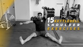 15 Kettlebell Shoulder Exercises [upl. by Saixela958]