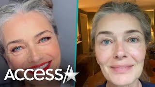 Paulina Porizkova Admits She Doesnt Use Botox At 58 In MakeupFree Video [upl. by Freud552]