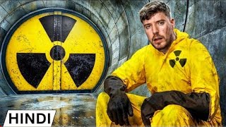 Survive 100 Days In Nuclear Bunker Win 500000  mrbeast hindi  MrBeast [upl. by Enened]