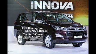 Toyota Innova Crysta Full Description  Music system Security Mileage Comfort [upl. by Niels]