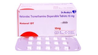 Ketorolac tromethamine dispersible tablets 10mg in hindi [upl. by Nylac]