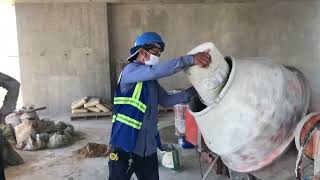 Mix mortar for plastering [upl. by Holly-Anne]