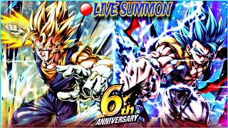 25k CC Summons For Fusion Gogeta And Vegito6th Anniversary Ultimate Banner SummonDBL [upl. by Jenine387]