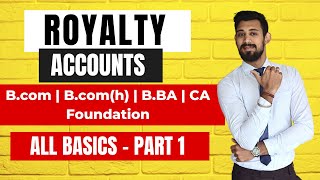 Royalty Accounts  All Basics  Part 1  BCOMBBAUG Courses [upl. by Clova]