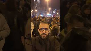 Nuevo año festivo en plaza España plazaespaña cataluña europa [upl. by Aisak]