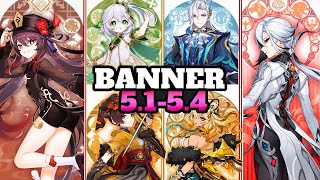 Genshin Impact 5154 Banners Update Neuvilette Rerun Hu Tao Arlecchino  amp Xilonen Confirmed [upl. by Anolla5]