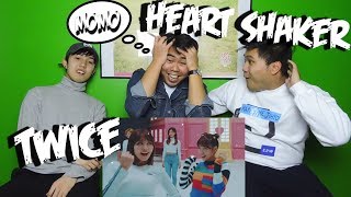 TWICE  HEART SHAKER MV REACTION FUNNY FANBOYS [upl. by Rebeca]