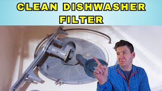 How to Remove and Clean Frigidaire Dishwasher Filter [upl. by Craw]