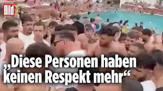 Massenschlägerei mit 100 Männern in Berliner Freibad [upl. by Stalder]