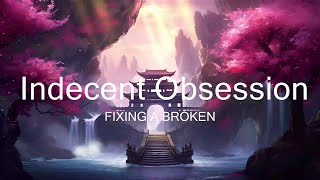 FIXING A BROKEN HEART  Indecent Obsession HQ KARAOKE VERSION with lyrics Lyrics Video [upl. by Bivins]