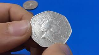 The Surprising Value of 50 Pence Queen Elizabeth II Coin [upl. by Hadleigh]