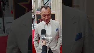 Star Wars Skeleton Crew  Jude Law Hollywood Walk of Fame  Disney [upl. by Annaehs]