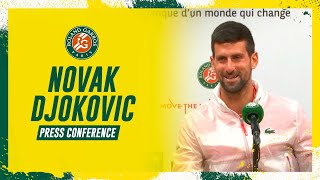 Novak Djokovic  Press Conference after Round 3 I RolandGarros 2023 [upl. by Sabine]