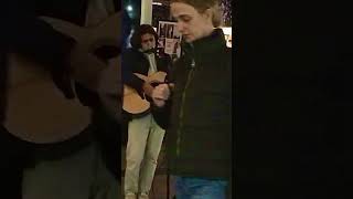 Grafton street busker covering a Rock song [upl. by Ethelstan149]