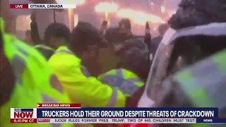 Watch Ottawa police arrest Freedom Convoy protesters  LiveNOW from FOX [upl. by Yelak]