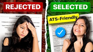 This is Why Your Resume Gets Rejected ➤ ATS Resume Format amp Tips 2024 [upl. by Georgeta549]