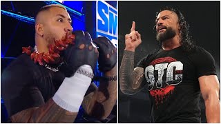 Roman Reigns Destroys Solo Sikoa amp Bloodline [upl. by Eimaj]