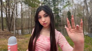 ASMR by the Pond  Visually Pleasing Hand Movements🤚 [upl. by Allyn]