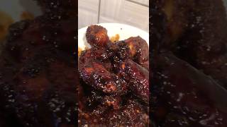 Making dunked wings Subscribe for dunked wings sauce🤭🩶￼ bakingshow wingsrecipe shorts [upl. by Ecirahs]